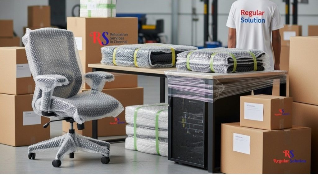 Office relocation services in Chennai.